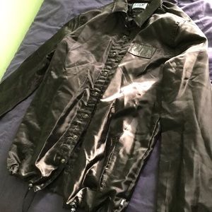 California All Black Windbreaker